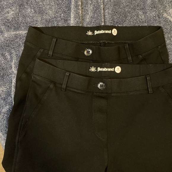 Betabrand pants x2 package. Size medium short petite - Picture 1 of 5